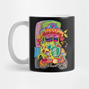 Retro Indian Desi Truck, Bollywood Tees, Desi Tees Mug